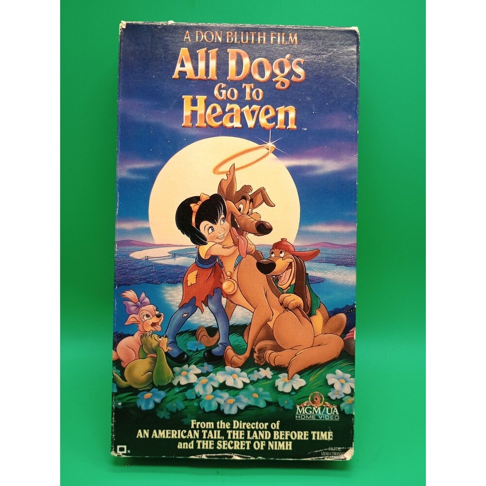 All Dogs Go to Heaven A Don Bluth Film VHS Tape 1989
